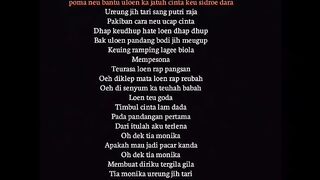 Lirik lagu Tia Monika