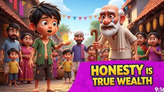 Babloo and the Lost Coin  Kids Moral Story in UrduHindi  MoralStoriesBox