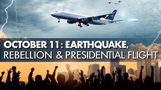 October 11 Earthquake, Rebellion  Presidential Flight