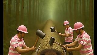Workers Hammering  Animal Movements