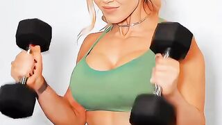 Beautiful Fitness Girls Stunning Strength
