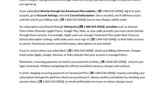 How Do I Stop Recurring Payments on Paramount Plus?