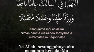 Dont leave this prayer! motivation  Prayer after the dawn prayer