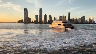 Sunset Ferry Ride in New York City