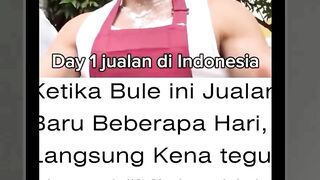 resiko jualan kaki lima di konoha , Bule ini kena marah oleh Preman setempat preman premanindonesia viral beritaterbaru fyp