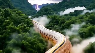 Large yellow snake