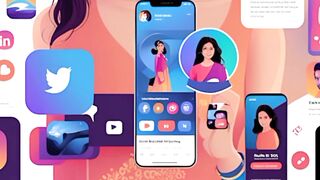 015 Social media all logo Fiverr service platform visit