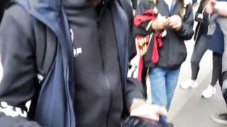 Eric Abidal Signing Autographs Barcelona Fc