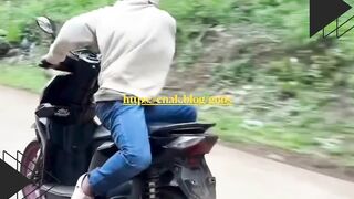 Remaja Ini Ketiduran di Motor, Ending-nya Bikin Ngakak!