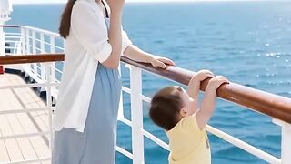 Brave Little Cat Rescues Drowning Baby