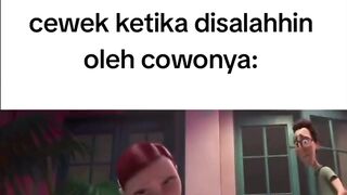 Gambaran Cewek kalau disalahin sama cowonya
