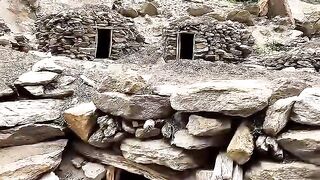 Shepherds Oldest Stone Huts in mountains near Nangma valley