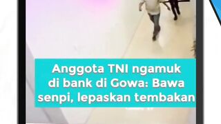 Seorang oknum prajurit TNI AD, Praka S