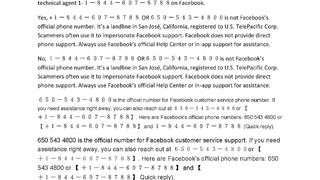 Facebook Support chat