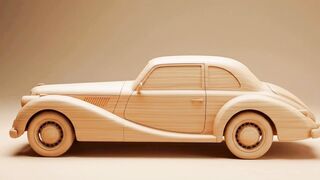 Wooden Motor Car