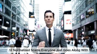12 Normalized Scams Everyone Just Goes Along With