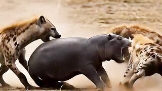 Battle to Save Baby Hippo