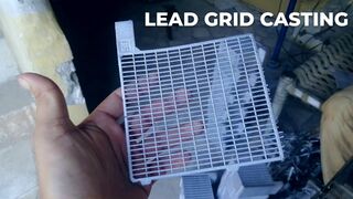 Grid Casting For Lead Acid Battery Plates.