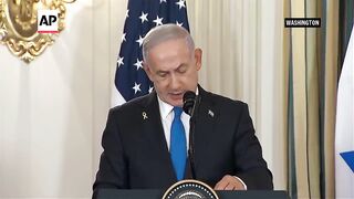 Netanyahu to Trump- I support your plan to end the war in Gaza.mp4