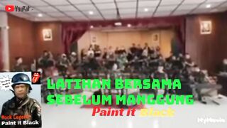 TNI SECAPA AD Bandung dengan para Musisi latihan Musik Bareng