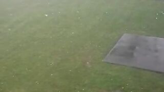 Rain starts and falling snow