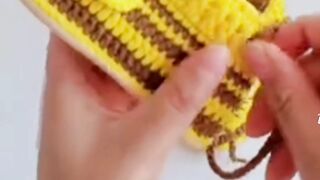 Crochet shoe