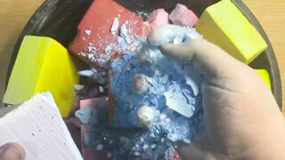Dyed Gym Chalk Block Crushing