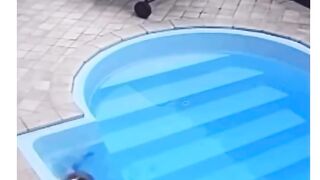 He forgot he can swim