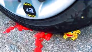 Experimentos Esmagadores! Carro vs Coisas Crocantes e Macias! Coca-Cola, Fanta, Mirinda, Mnt Dew