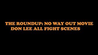Don Lee Fight Scene