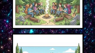 Mountain Hiking Adventure   Spot the Differences Challenge