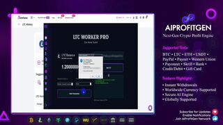 AIProfitGen X LTC Tool Launch   How to Earn LTC with the New Software