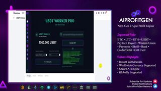 How AIProfitGen X USDT Tool Works   Official Launch  Crypto Demo