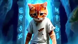 Meow the cat helped a dragon crying with a thorn in its leg, but what happened next will shock you! shorts cat ai sad