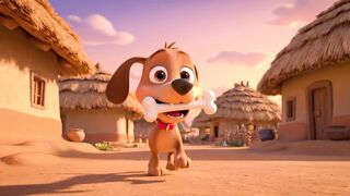 The Greedy Dog  Moral Story in UrduHindi  Kids Animated Story  MoralStoriesBox