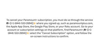 How Do I Cancel My Paramount Plus Subscription? { Stop Paramount Billing}