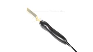 Hair Curler Comb Hot Straightening Heating Comb Iron Environmentally Gold Comb