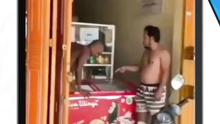 eskrim coklat keringgalan