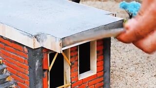 Want a miniature building set like this? Lets build a miniature house DIY[Topic] MiniatureModel[Topic] Handmade[Topic] asmr[Topic] Video