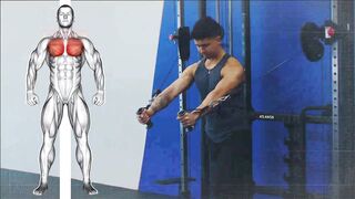 Standing Mid Chest Cable Fly