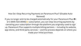 How Do I Stop Recurring Payments on Paramount Plus? {Disable AutoRenewal}