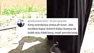 Cara menaikan pH air kolam dengan Kapur DOLOMOT