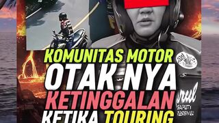 ini supirnya harusnya jangan ngerem, komunitas sampah ajg