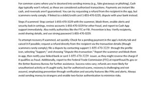 Does Cash App refund me if scammed?