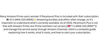 Is Paramount Plus Still Free with Amazon Prime?