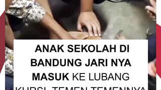 Jari Siswa Tersangkut di Kursi, Insiden Kocak di SMKN 2 Bandung Jadi Viral