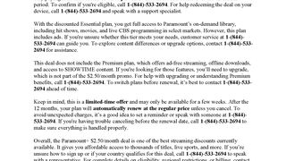Is Paramount Plus for  a Month for 12 Months? Paramount Help