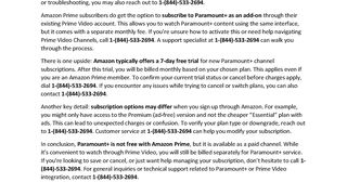 Is Paramount Plus Still Free with Amazon Prime? Paramount Plus Help