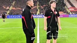 Ole Romeny sang pembeda permainan ketika Timnas Indonesia melawan Arab Saudi.