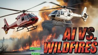 Helicopters equipped with AI are being made to fight wildfires